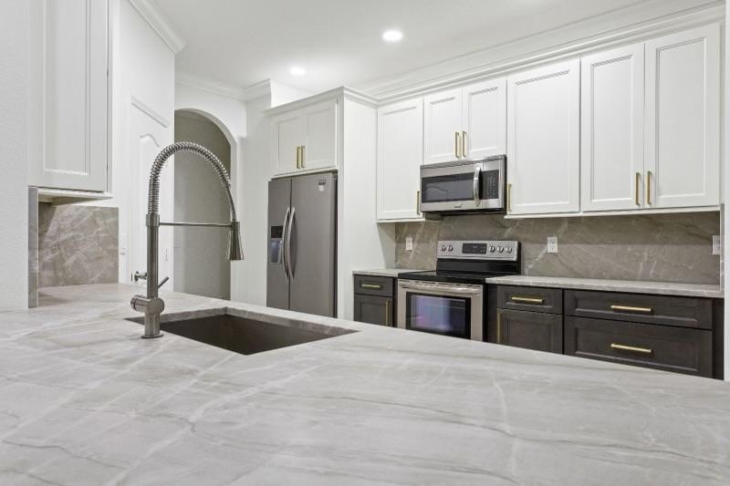 Grey Granite Countertops For Kitchen In Orlando