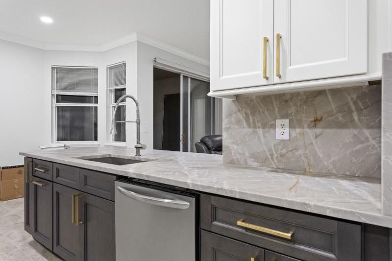 Beautiful Grey Granite Countertops For Kitchen In Orlando
