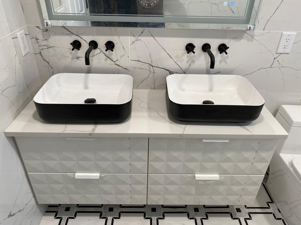 granite countertops orlando white bathroom